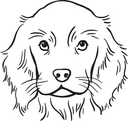 Dog logo icon vector style art illustration
