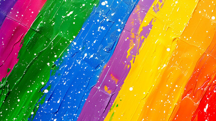 Rainbow background with lines
