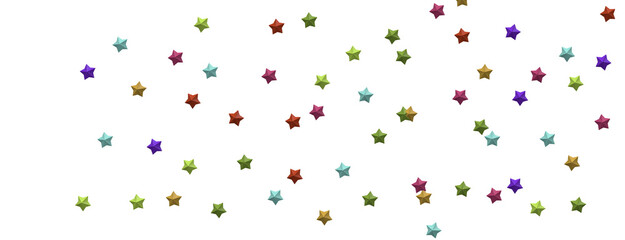 Colorful Rainfall: Lose Yourself in a Mesmerizing 3D Stars Downpour © vegefox.com