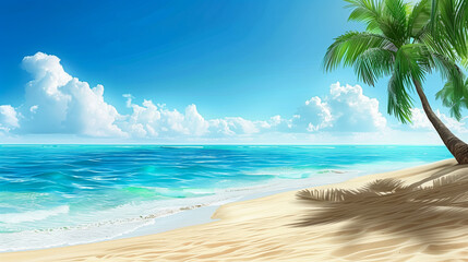 Obraz premium Beach background