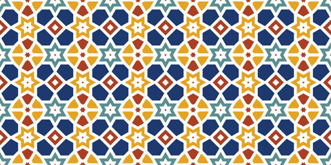 Seamless Islamic Pattern abstract geometric background Elegant background for cards, invitations etc