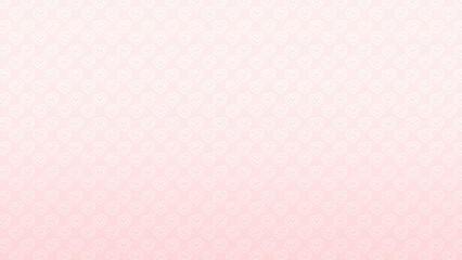 seamless repeated white heart shape pattern on beautiful mixture of Blush pink and white solid color linear gradient style background