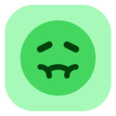 Editable sick, nauseous face vector icon. Part of a big icon set family. Perfect for web and app interfaces, presentations, infographics, etc