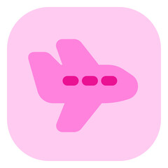 Editable airplane vector icon. Vehicles, transportation, travel. Part of a big icon set family. Perfect for web and app interfaces, presentations, infographics, etc