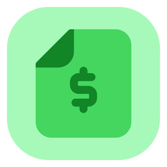 Editable financial document vector icon. Part of a big icon set family. Finance, business, investment, accounting. Perfect for web and app interfaces, presentations, infographics, etc