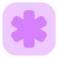 Obraz premium Editable asterisk vector icon. Part of a big icon set family. Perfect for web and app interfaces, presentations, infographics, etc