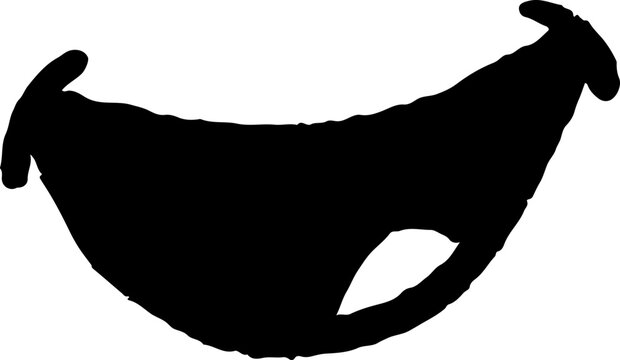 recommend clip art: Mouth vector silhouette