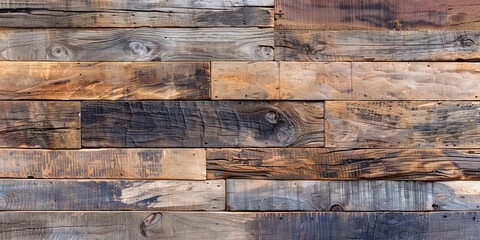 Weathered reclaimed wood background with varied textures and aged appearance: Great for rustic or vintage themes, the varied textures and aged appearance of reclaimed wood offer a unique and historic
