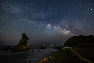 いすみ市夫婦岩の天の川