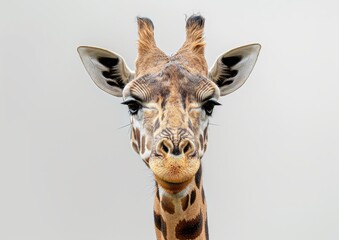 Obraz premium Giraffe Close-Up Portrait