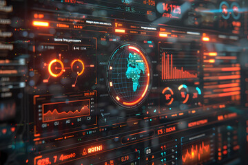 Obraz premium Decarbonisation Visualized by Footprint Meter, zero carbon, Low carbon, Green Energy,sustainable 
