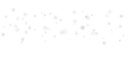 Snowflake Blizzard: Brilliant 3D Illustration Showcasing Descending Holiday Snowflakes