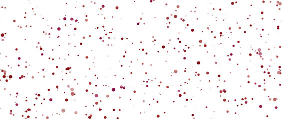 Glittering confetti on a transparent background. Holiday confetti png. red confetti falls from the sky.
