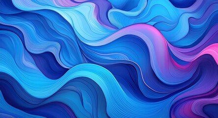 Obraz premium abstract blue waves