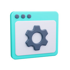 optimization 3d render icon