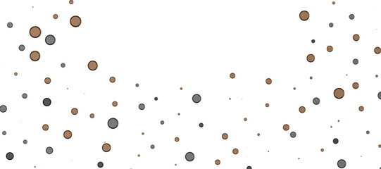 Joyful Deluge: Brilliant 3D Illustration Showcasing an Overflow of gold Confetti