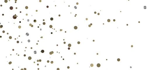 Sprinkle of Success: Spectacular 3D Illustration Showcasing Cascading gold Confetti