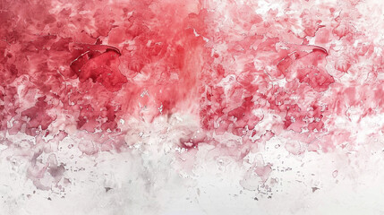 Obraz premium Red and White watercolor texture
