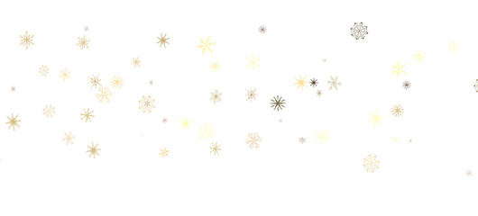 Snowflake Ballet: Exquisite 3D Illustration of Descending Festive Snowflakes in Motion