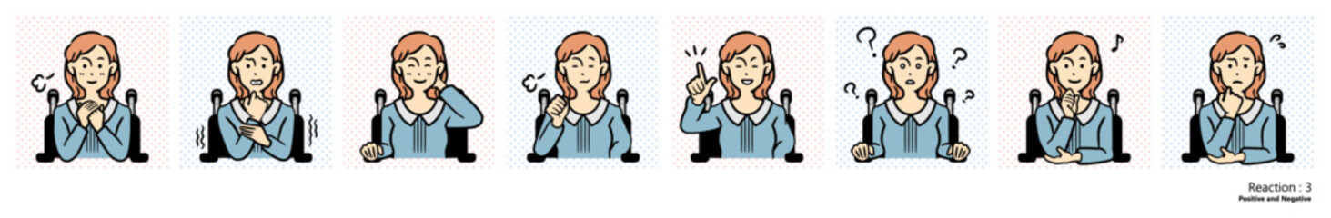 車椅子の女性_リアクション３