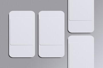 blank social media post