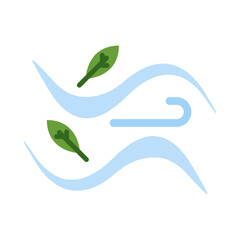 Wind flat icon