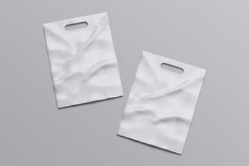 Blank plastic carrier bag