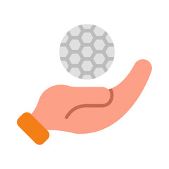 Charity Ball flat icon