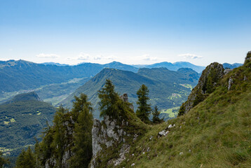 Mountain tops of the Adamello Brenta park