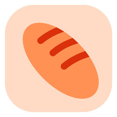 Editable bread loaf vector icon. Part of a big icon set family. Perfect for web and app interfaces, presentations, infographics, etc