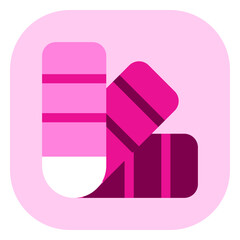 Editable color palette vector icon. Part of a big icon set family. Perfect for web and app interfaces, presentations, infographics, etc