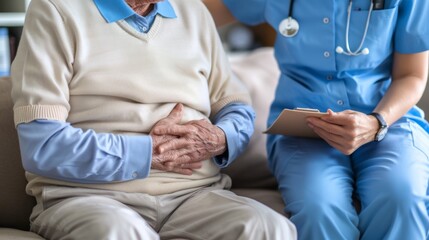 The Nurse and Elderly Patient