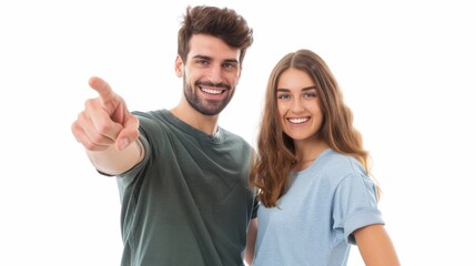 Fototapeta premium The smiling young couple