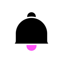 Wedding love icon solid black pink