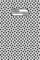 Vector black and white seamless abstract pattern background greyscale ornamental graphic design