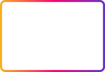 Obraz premium Rectangle Shape Gradient Frame