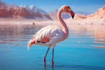 Exotic Scene Observation of birds in Hurghada, Egypt., generative IA