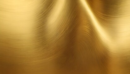Brushed Gold Metal Texture Background, Great for Industrial Designs and Metallic Illustrations