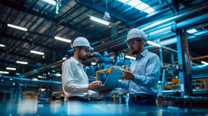 Engineers in a Modern Factory