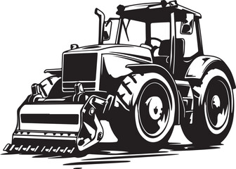 Naklejka premium Agricultural Tractor Vector