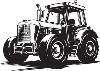 Agricultural Tractor Vector