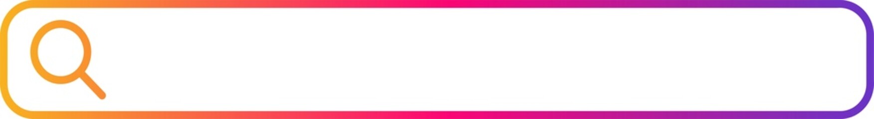 Gradient search bar icon