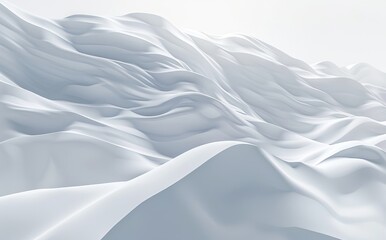 Obraz premium Background of white satin, silk, and texture. An image of a white flag.