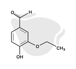 Chemical Compound banner. Chemical element banner. Linear and flat styles. Vector illustration.