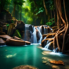 waterfall in the forest