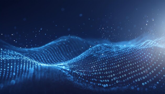 Binary code particle wave