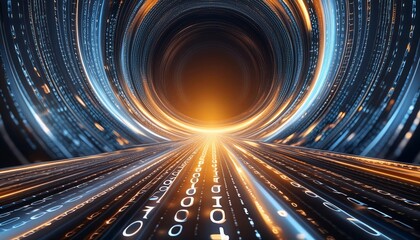 Binary code particle wave