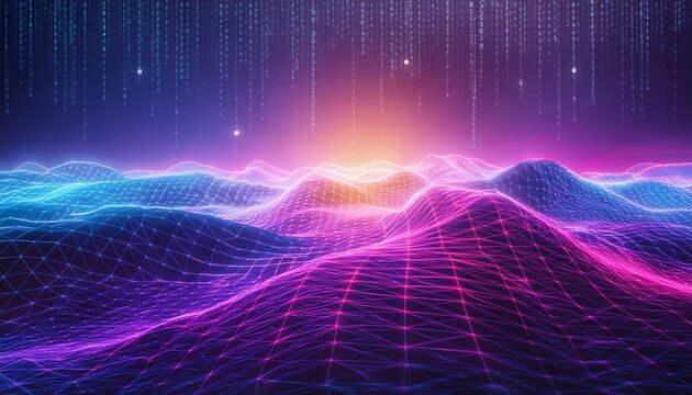 Binary code particle wave