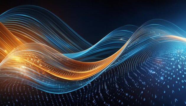 Binary code particle wave