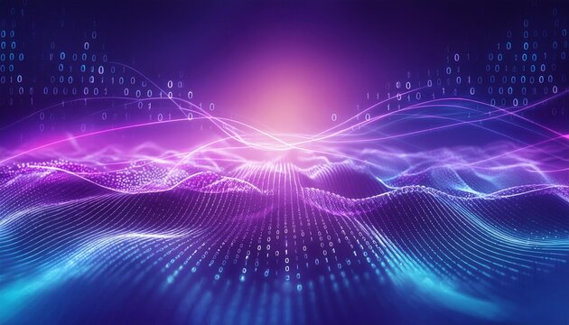 Binary code particle wave